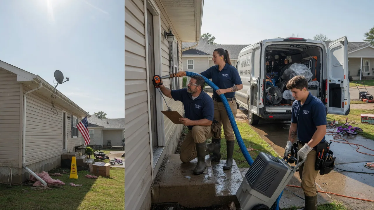 Ceiling Water Damage Restoration in Montreal, WI near me